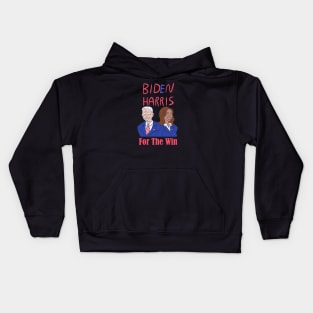 Biden harris For the win Kids Hoodie